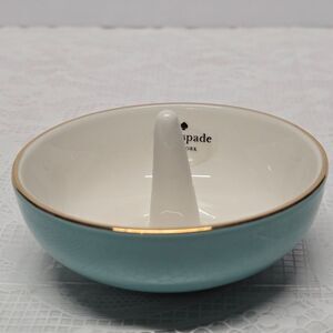 KATE SPADE NY LENOX RING HOLDER RING DISH IN BLUE